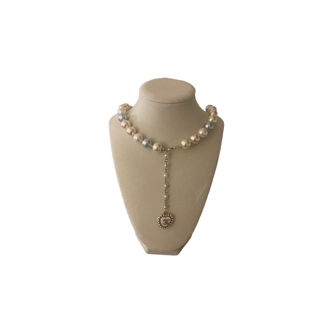 C*h*a*n*e*L Faux Pearl Choker